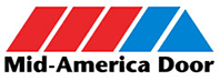 mid-america garage door brand logo